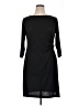 NY Collection Solid Black Casual Dress Size XL - photo 1
