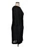 NY Collection Solid Black Casual Dress Size XL - photo 4