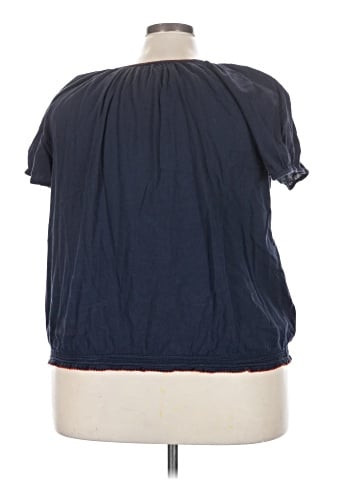 St. John's Bay Short Sleeve Blouse (view 2)