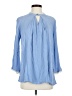 Hayden 100% Rayon Blue 3/4 Sleeve Blouse Size S - photo 1