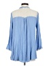 Hayden 100% Rayon Blue 3/4 Sleeve Blouse Size S - photo 2