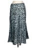 Rebecca Minkoff 100% Polyester Animal Print Silver Formal Skirt Size 10 - photo 1