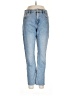 Topshop Hearts Blue Jeans Size 30 waist - photo 1