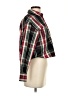 J.Crew Plaid Burgundy Long Sleeve Blouse Size XXS - photo 4