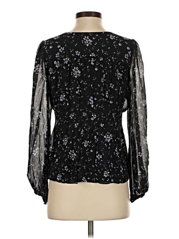 Nicholas Long Sleeve Silk Top (view 2)