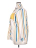 Unbranded Stripes Yellow 3/4 Sleeve Button-Down Shirt Size 3X - photo 5