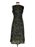 Studio 1 100% Polyester Paisley Green Cocktail Dress Size 8 - photo 2