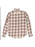 Crewcuts 100% Cotton Plaid Ivory Long Sleeve Button-Down Shirt Size 16 - photo 1