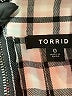 Torrid Checkered-gingham Ivory Casual Skirt Size Lg Plus (0) - photo 4