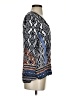 Hale Bob Blue Long Sleeve Blouse Size S - photo 4