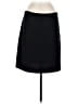 St. John Solid Black Casual Skirt Size 8 - photo 1