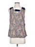 Skies Are Blue 100% Polyester Blue Sleeveless Blouse Size S - photo 1
