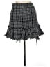 Alya 100% Polyester Tweed Gray Casual Skirt Size M - photo 1