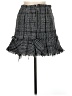 Alya 100% Polyester Tweed Gray Casual Skirt Size M - photo 2
