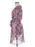 DKNY 100% Polyester Print Pink Cocktail Dress Size 8 - photo 5