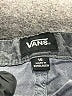 Vans Solid Gray Denim Shorts Size 16 - photo 3