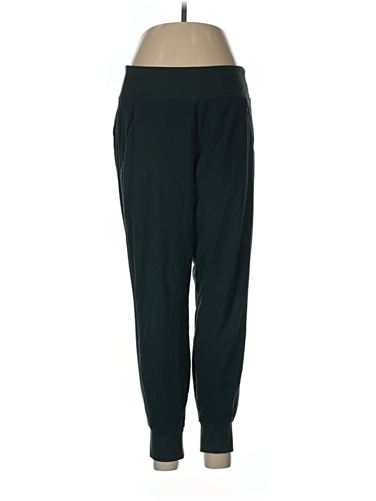 Pre-owned Athleta Track Pants In Green