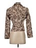Marciano Paisley Jacquard Metallic Brown Blazer Size 0 - photo 2