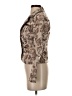 Marciano Paisley Jacquard Metallic Brown Blazer Size 0 - photo 5