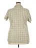 Woolrich Plaid Green Short Sleeve Blouse Size XXL - photo 2