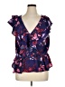 Sofia Jeans by Sofia Vergara 100% Polyester Blue Sleeveless Blouse Size XL - photo 1