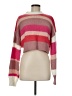 Shein 100% Acrylic Color Block Pink Pullover Sweater Size 6 - photo 1