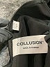 Collusion Black Short Sleeve Blouse Size 6 - photo 4