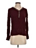 Ruff Hewn Burgundy Long Sleeve Top Size XS - photo 1