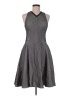 Derek Lam Chevron-herringbone Gray Cocktail Dress Size 6 - photo 1