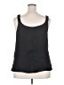Vince Camuto 100% Polyester Black Sleeveless Top Size XXL - photo 2