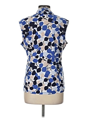 Nine West Sleeveless Button-Down Shirt (view 2)