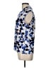 Nine West Blue Sleeveless Button-Down Shirt Size L - photo 5