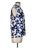 Nine West Blue Sleeveless Button-Down Shirt Size L - photo 4