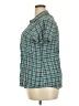 Woolrich Plaid Teal Short Sleeve Blouse Size XXL - photo 5