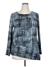 Apt. 9 Blue Long Sleeve Blouse Size XXL - photo 1