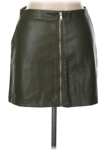 Shinestar Faux Leather Skirt (view 1)