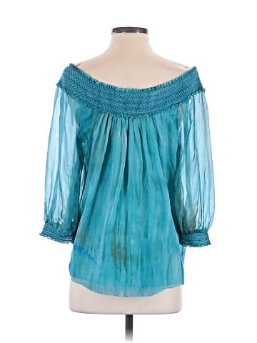 Alice + Olivia 3/4 Sleeve Silk Top (view 2)