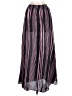 Maaji Stripes Purple Casual Skirt Size M - photo 2