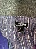 J.Crew 100% Linen Chevron-herringbone Blue Shorts Size XL - photo 3