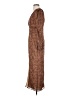 Runaway 100% Polyester Animal Print Brown Cocktail Dress Size S - photo 5