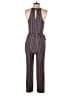 BCBGeneration Stripes Purple Jumpsuit Size S - photo 2
