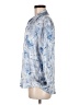 L'Agence Print Blue 3/4 Sleeve Button-Down Shirt Size Med (2) - photo 5