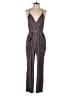 BCBGeneration Stripes Purple Jumpsuit Size S - photo 1