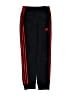 Adidas 100% Polyester Black Track Pants Size 10 - 12 - photo 1
