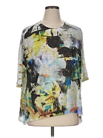 Jess & Jane Short Sleeve Blouse (view 1)