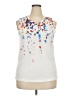 Unbranded 100% Polyester White Sleeveless T-Shirt Size 2X - photo 1