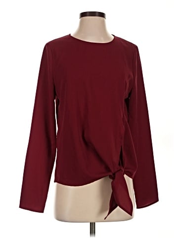 Aqua Long Sleeve Top (view 1)