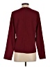Aqua 100% Polyester Burgundy Long Sleeve Top Size S - photo 2