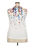Unbranded 100% Polyester White Sleeveless T-Shirt Size 2X - photo 2