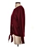 Aqua 100% Polyester Burgundy Long Sleeve Top Size S - photo 5